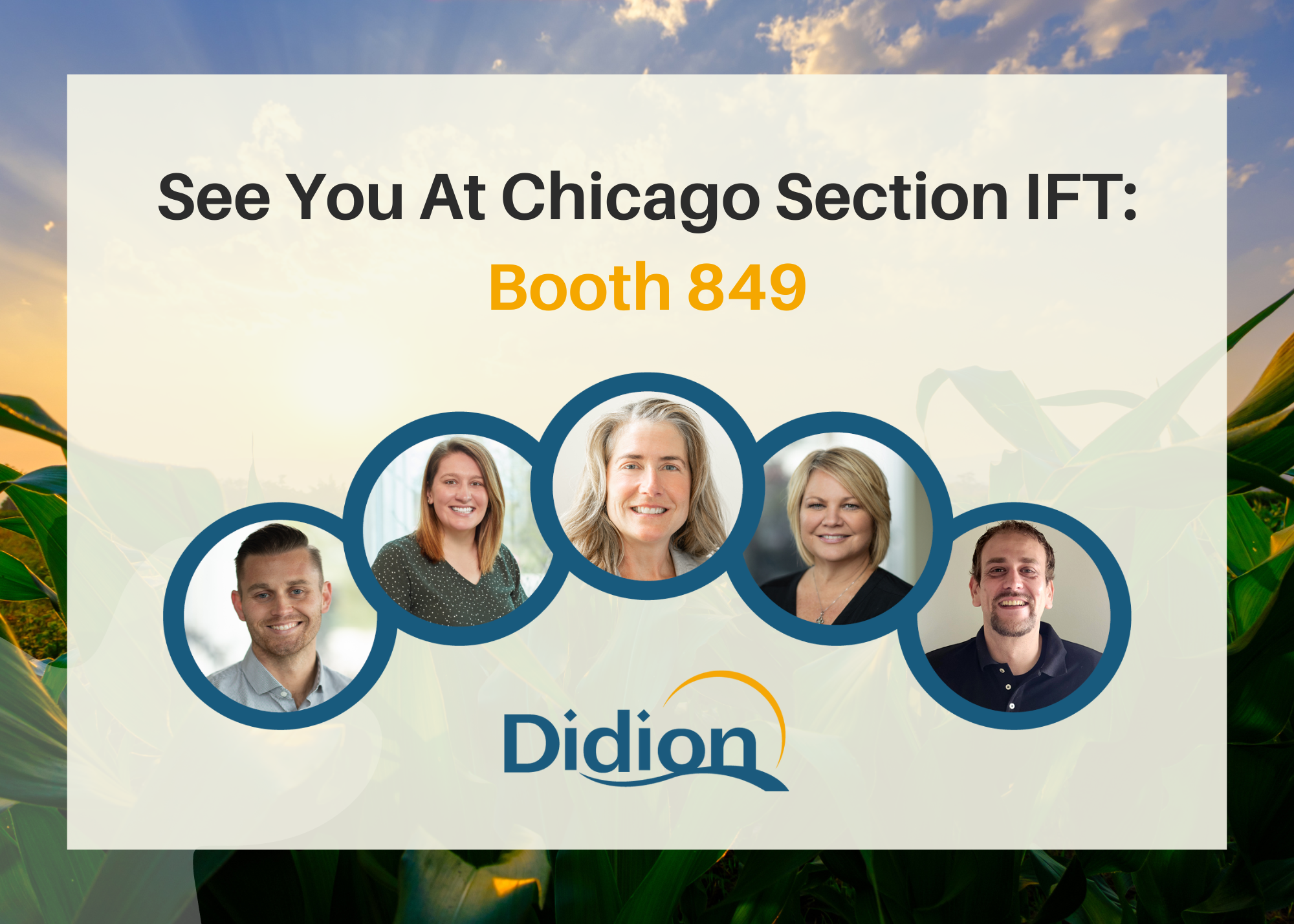 Chicago Section IFT – Didion Customer Care Team To Attend