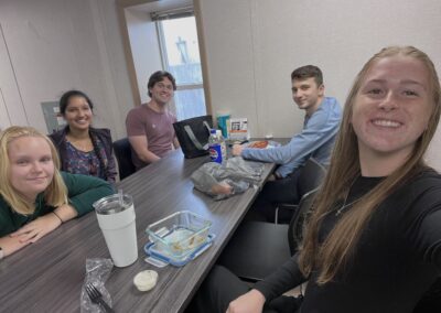 intern group at work
